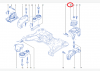 PODUSZKA SKRZYNI 1.9 DCI 2.0 DCI TRAFIC II VIVARO PRIMASTAR 8200003824 OE